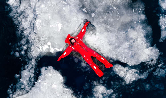 Aurora Ice Floating