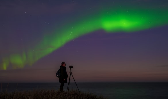 Aurora photography at Northern Lights Village