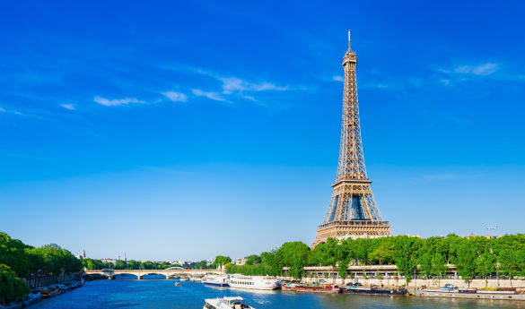 Paris from the water