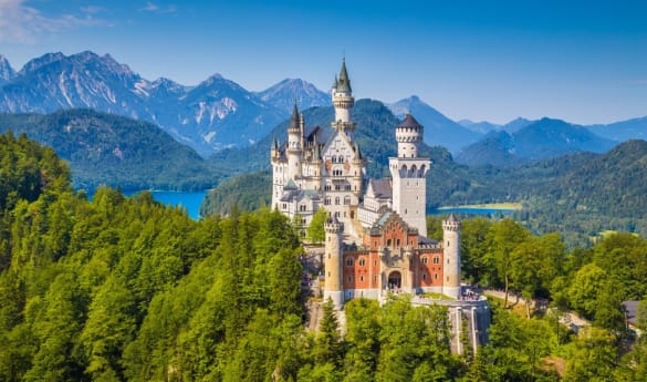 Castle Neuschwanstein Before the Opening