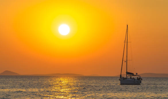 Private sunset caldera cruise