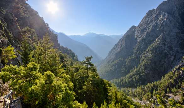 Trekking at Samaria Gorge