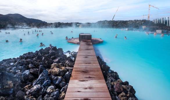 Bathing in the Blue Lagoon