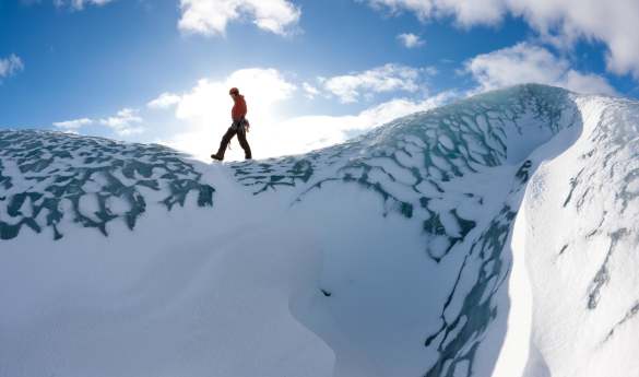 Glacier hiking