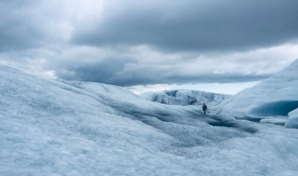 Glacier hiking