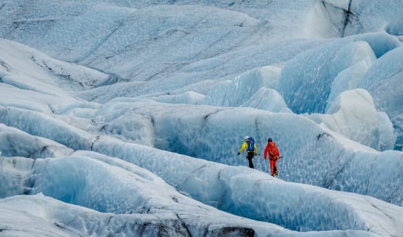 Glacier hiking