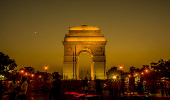 Delhi by night