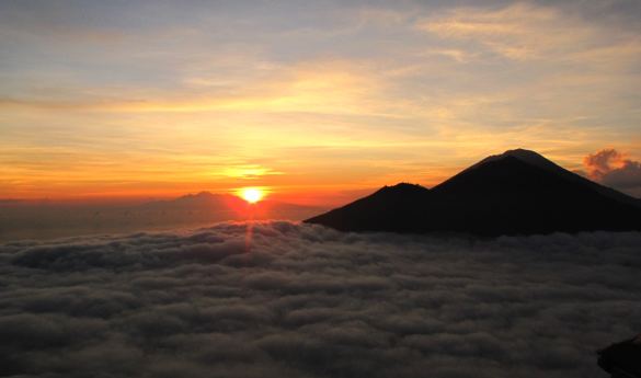 Sunrise over Mount Batur