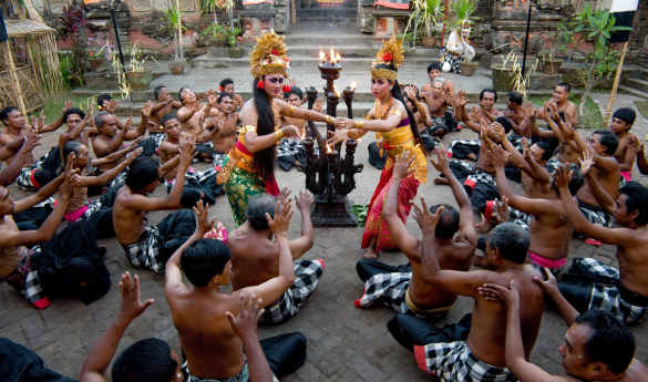Sunset over Uluwatu & Kecak