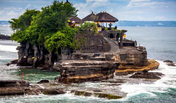Visit Bali's Central Highlands & Tanah Lot at Sunset