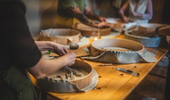 The drum maker of Roundstone
