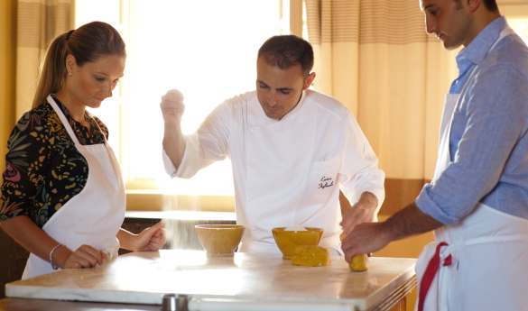 Cooking classes at La Canonica