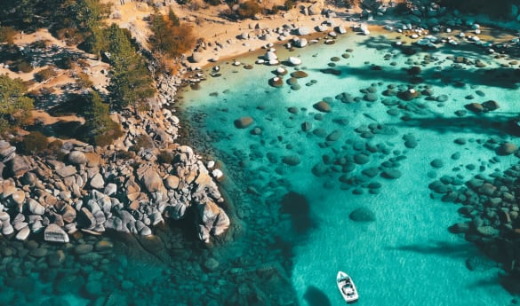 Panoramic Helicopter Flight