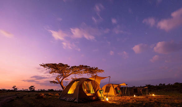 Fly camping at Kicheche