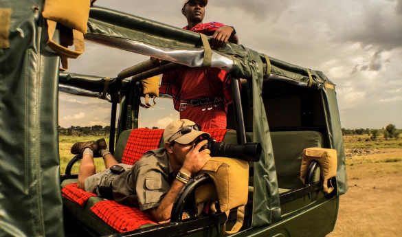 Private Safari Guide and Game Drive Vehicle