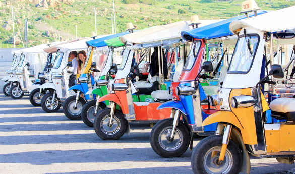 Gozo eJeep or Tuk Tuk tour