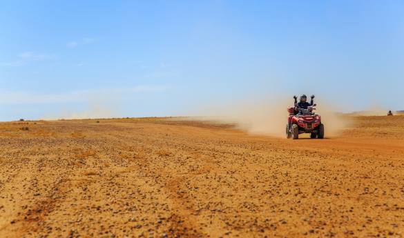 Quad Biking in the Desert