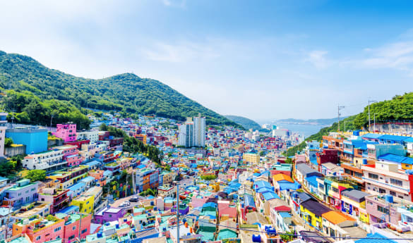 Gamcheon cultural village and markets