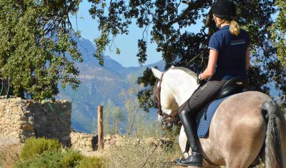 Horse riding at La Donaira