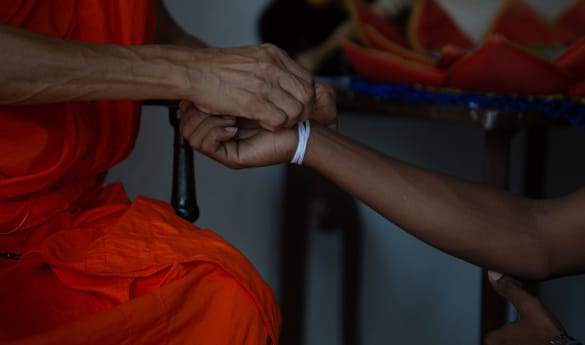 Reflections with a monk