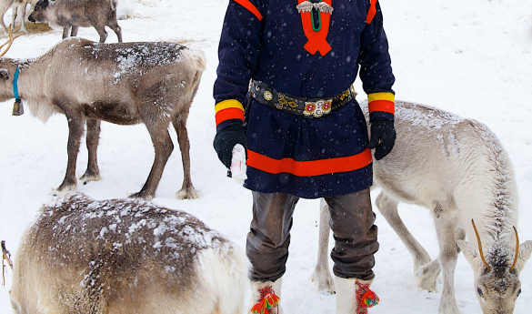 Sami cultural visit from Arctic Retreat