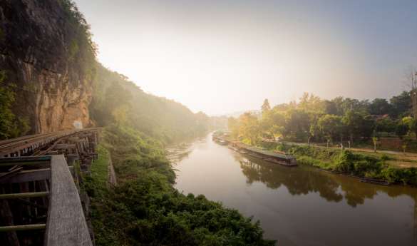 Train Ride through the Kwai Noi Gorge