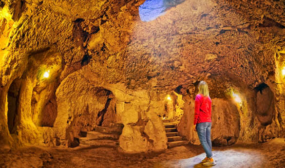 Keslik Monastery and Derinkuyu Underground City
