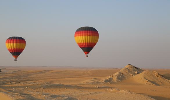 Hot Air Balloon Flight at Sunrise