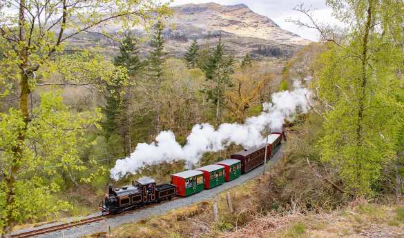 Private carriage on a steam railway