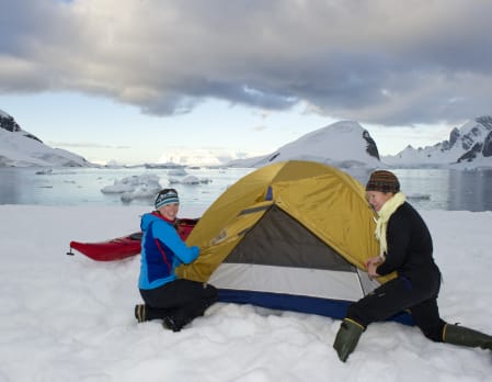 Camp at the South Pole
