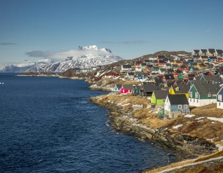 Arrival into Nuuk, Greenland