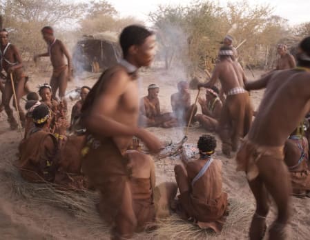 Walking with the Kalahari Bushmen