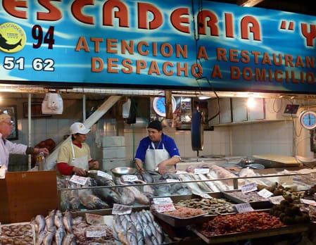 Authentic Chilean Seafood at the Mercado Central