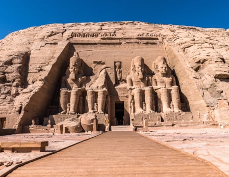 Abu Simbel's Colossal Temple
