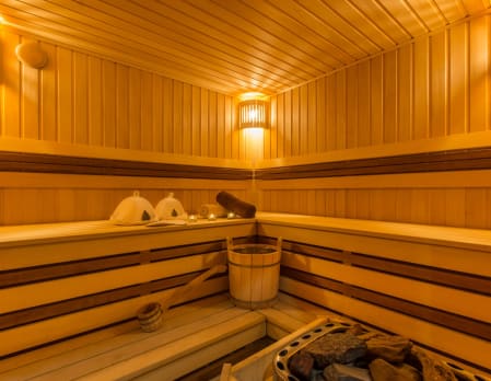 Finnish Sauna under the Auroras at Arctic TreeHouse Hotel