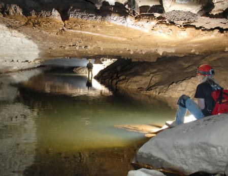 Caving in Megeve