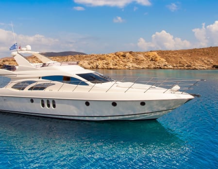 Beach hopping by private yacht