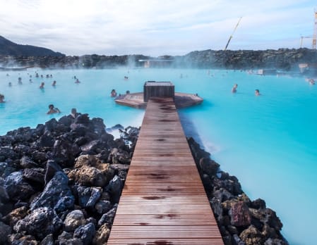Bathing in the Blue Lagoon