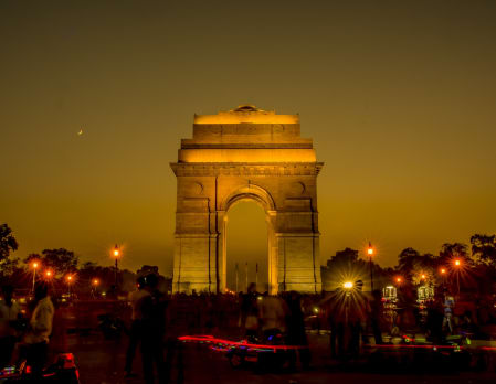 Delhi by night