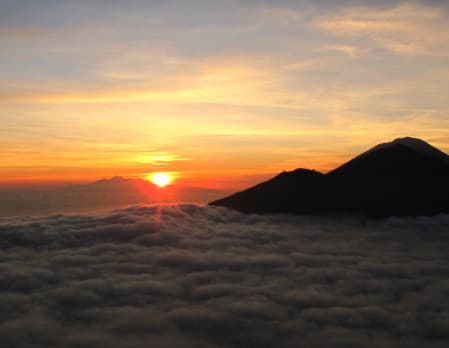 Sunrise over Mount Batur