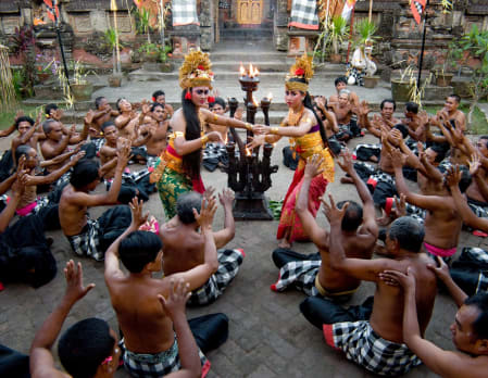 Sunset over Uluwatu & Kecak