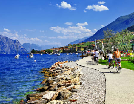 E-biking around Lake Garda