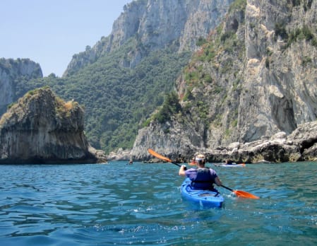 Kayaking along the Italian Riviera
