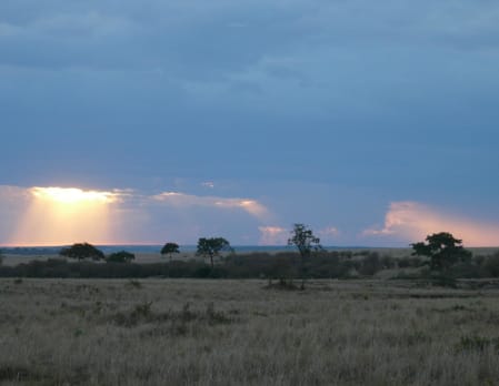 Fly camping at Naboisho