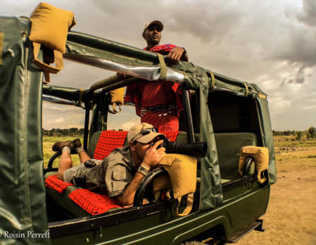 Private Safari Guide and Game Drive Vehicle
