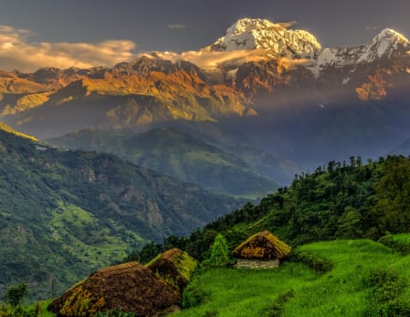 Cycling around Dhulikhel