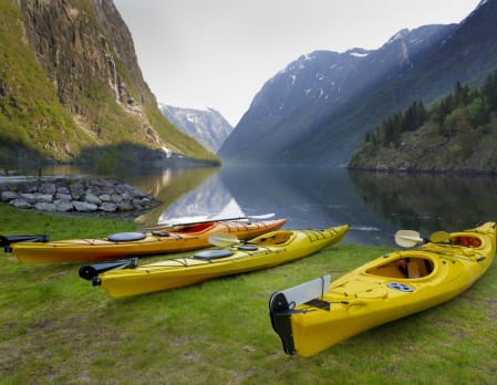 Sea kayaking in Northern Norway