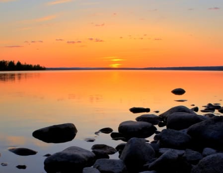 Midnight sun boat trip