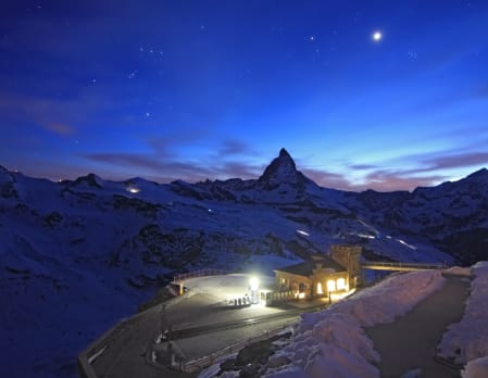 Dinner with the stars in Zermatt