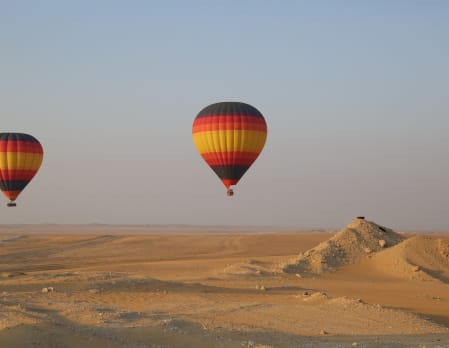 Hot Air Balloon Flight at Sunrise